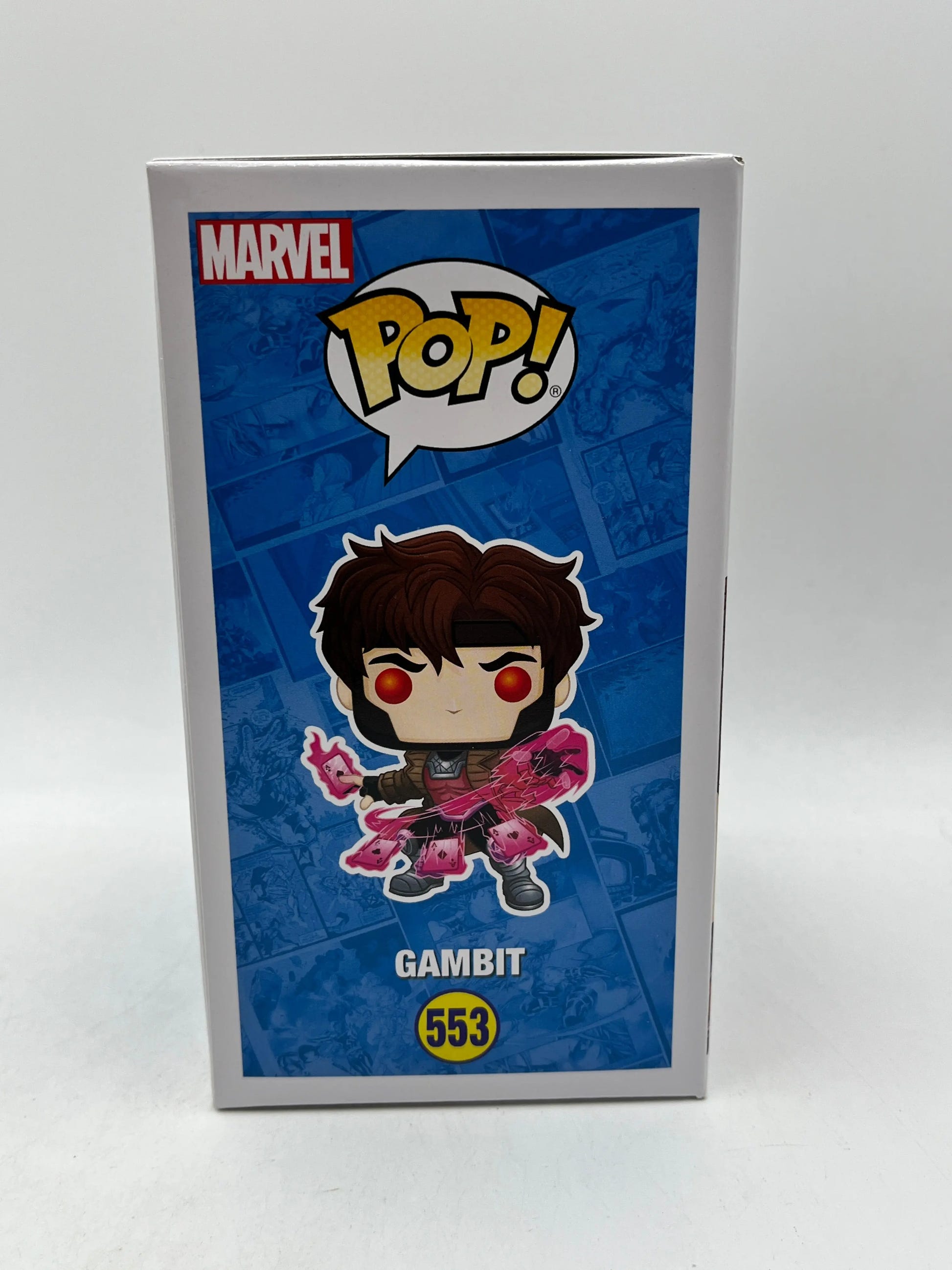 Funko POP! Marvel - X-men - Gambit #553 - Glow Special Edition FRENLY BRICKS - Open 7 Days image 4
