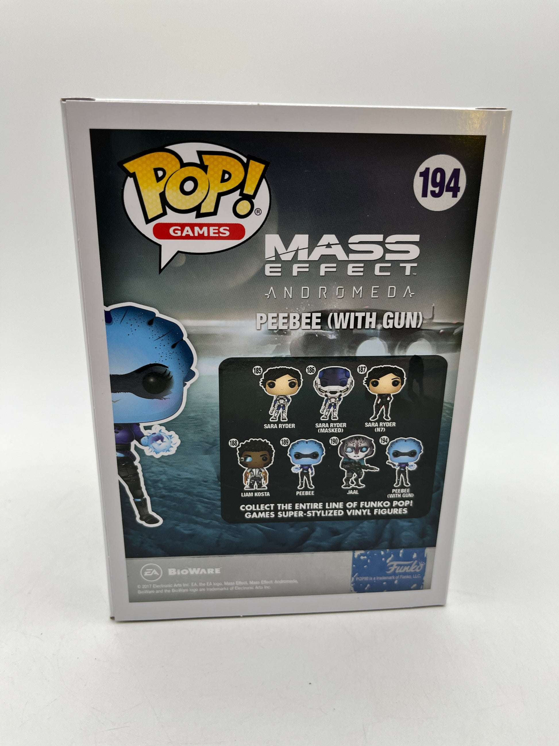 Funko POP! Games Mass Effect Andromeda - Peebee (With Gun) #194 - Vinyl Collectable FRENLY BRICKS - Open 7 Days