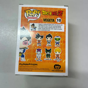 Pop Vinyl #10 Dragon Ball Z #10 Vegeta FRENLY BRICKS - Open 7 Days