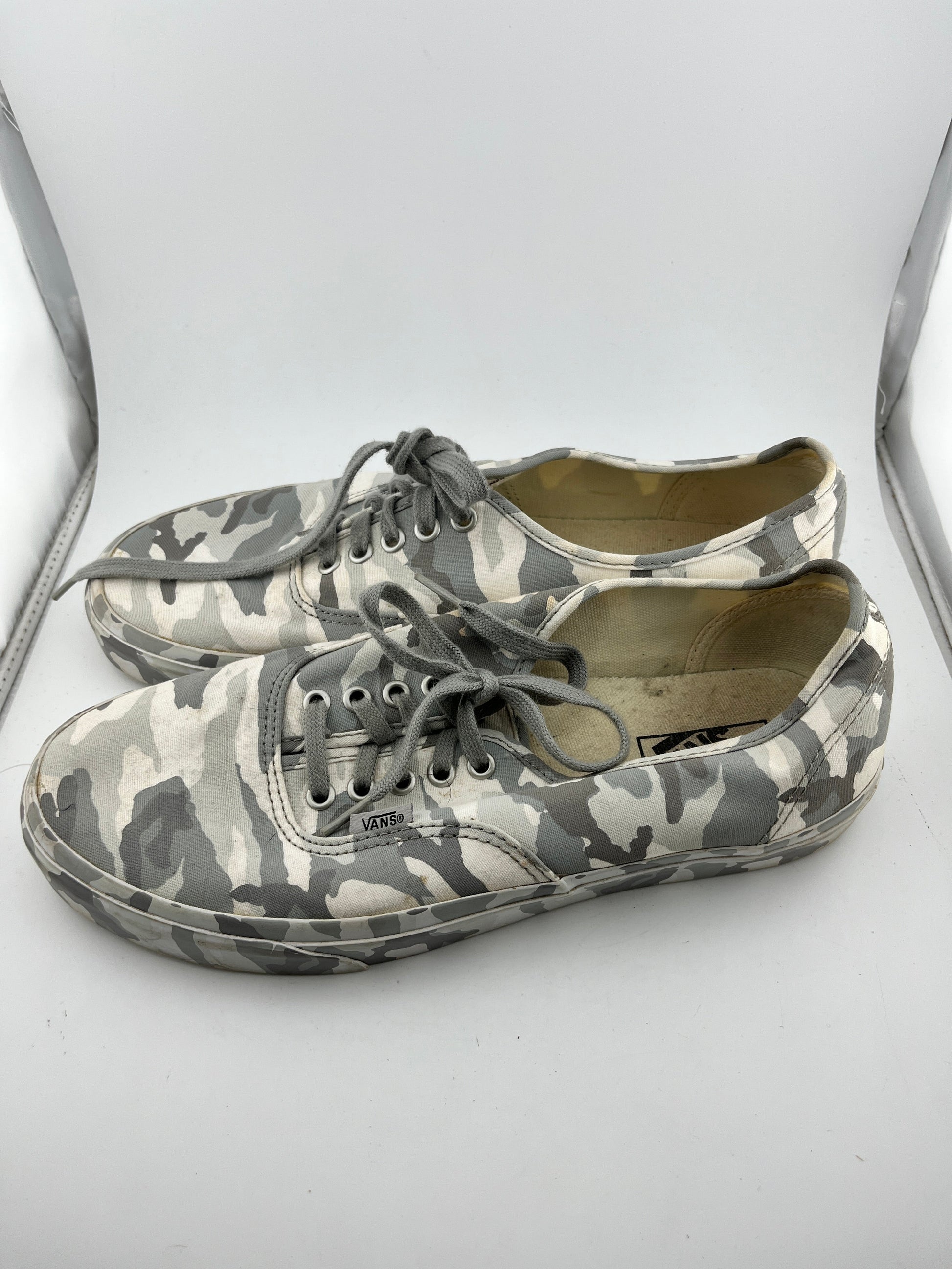 Vans Of The Wall - Low Grey Camo Worn - Size Men’s US 11 FRENLY BRICKS - Open 7 Days