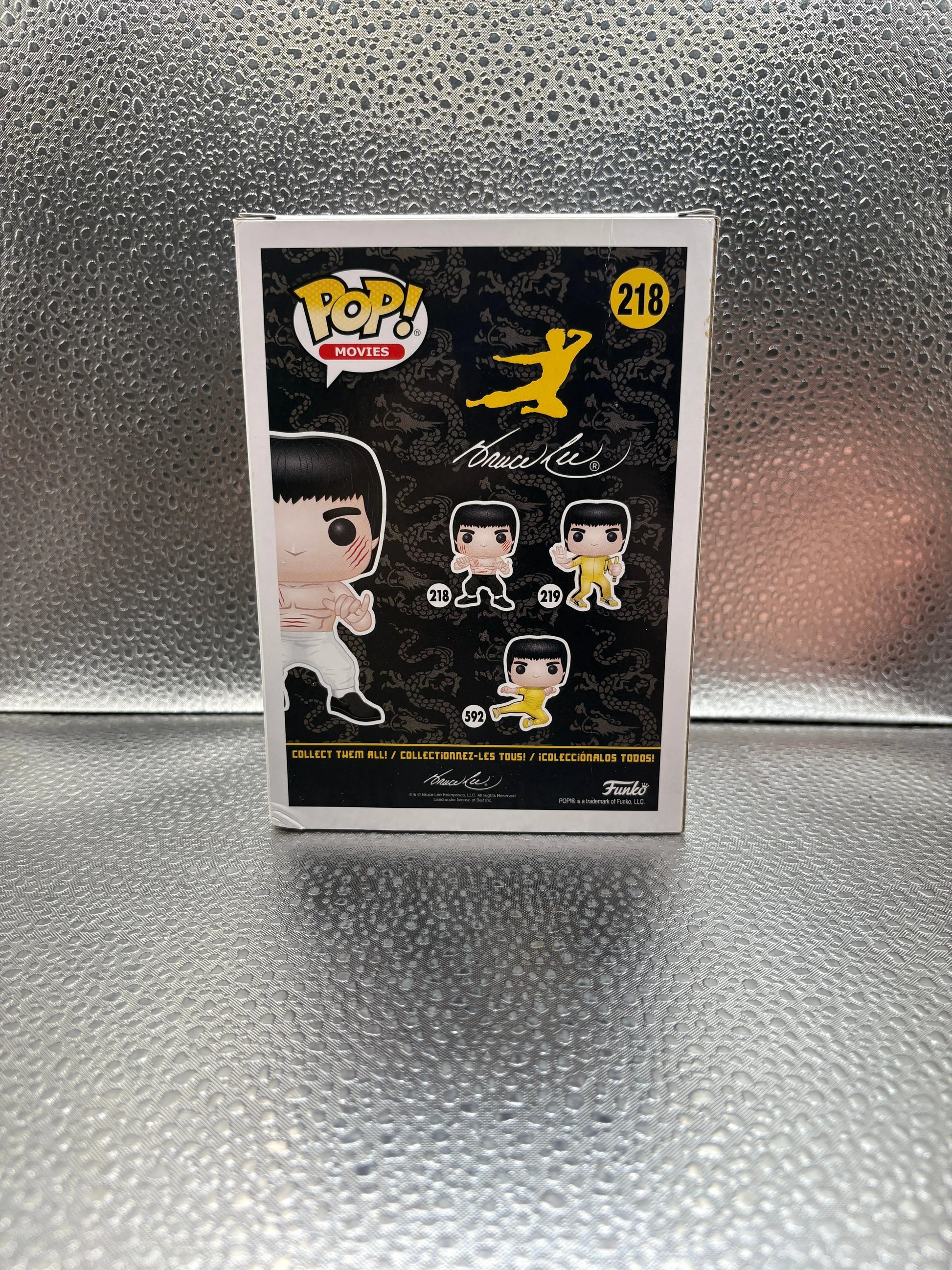 FUNKO Pop Vinyl Bruce Lee #218 FRENLY BRICKS - Open 7 Days