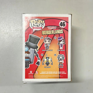 Pop Vinyl Borderlands #46 Gentlemen Claptrap FRENLY BRICKS - Open 7 Days