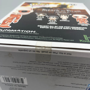 Funko Pop! Vinyl 6 in: Attack on Titan - Colossal Titan (Black and White) #23 FRENLY BRICKS - Open 7 Days