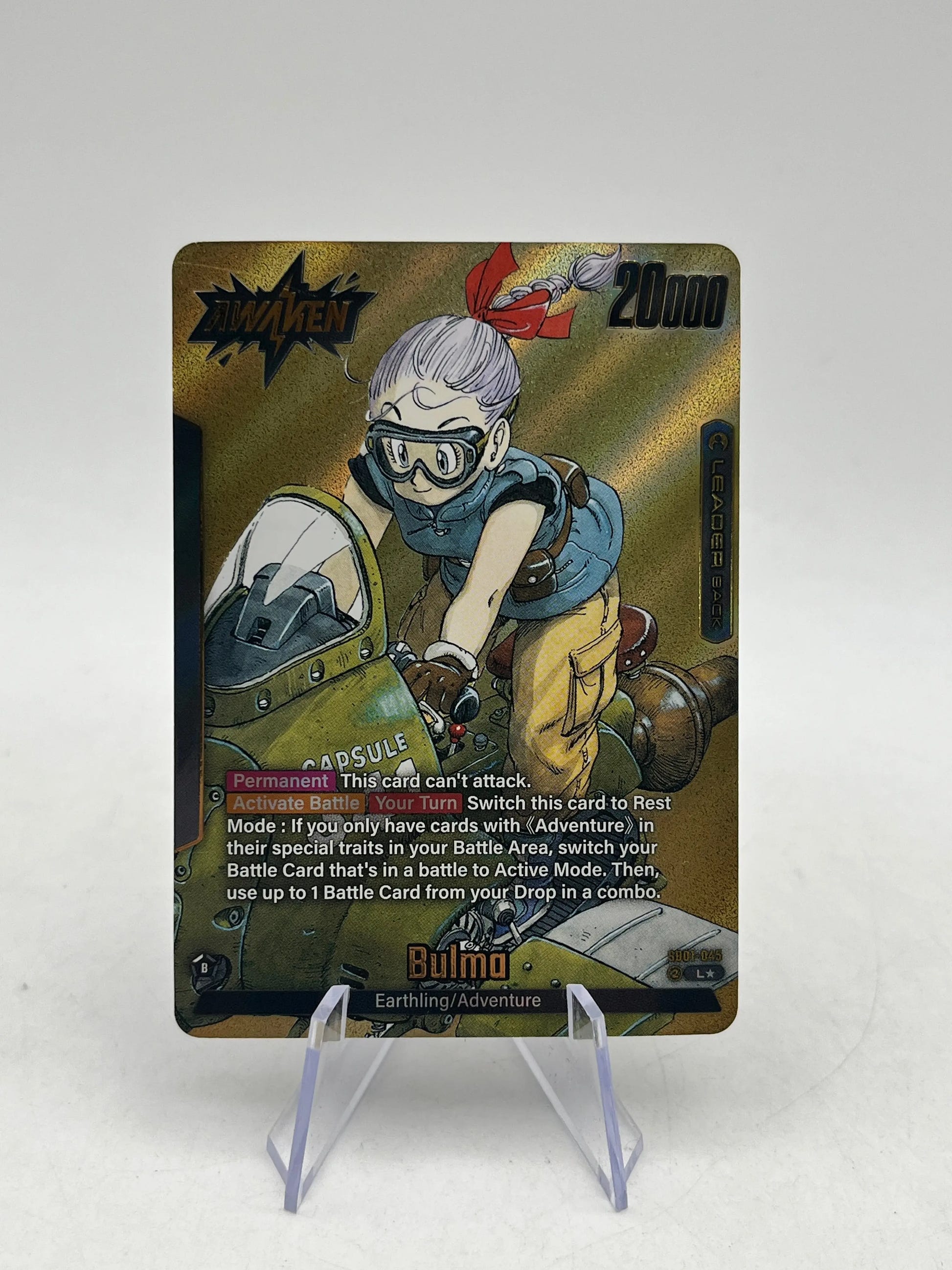 2025 Dragon Ball Super Fusion - WORLD MANGA BOOSTER 01 #SB01-045 Bulma - Gold FRENLY BRICKS - Open 7 Days image 1