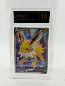 Jolteon V 177/203 GradedTCG 10 Gem Mint - English Evolving Skies