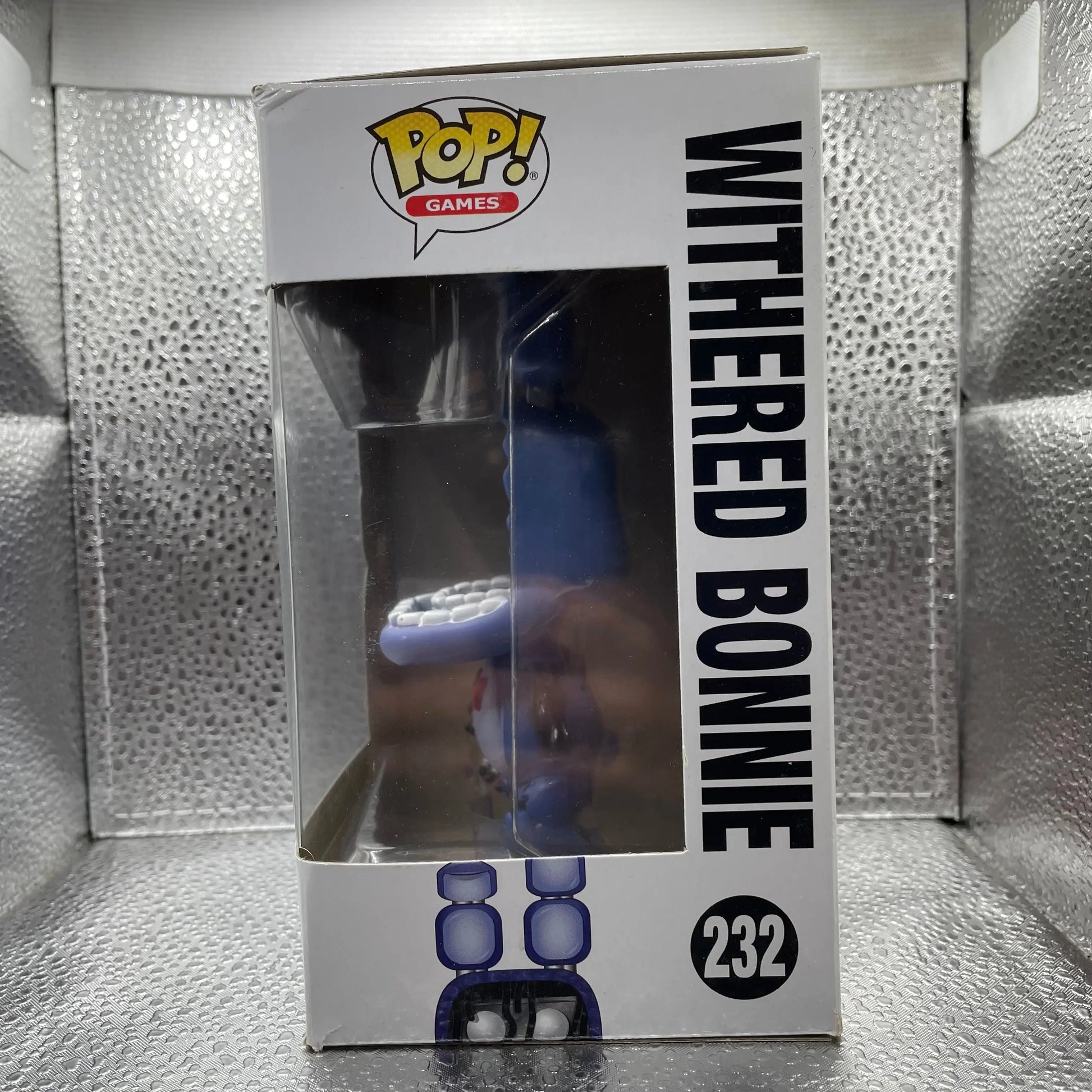 Funko Pop! Withered Bonnie #232 RARE/VAULTED - Five Nights at Freddy's FRENLY BRICKS - Open 7 Days