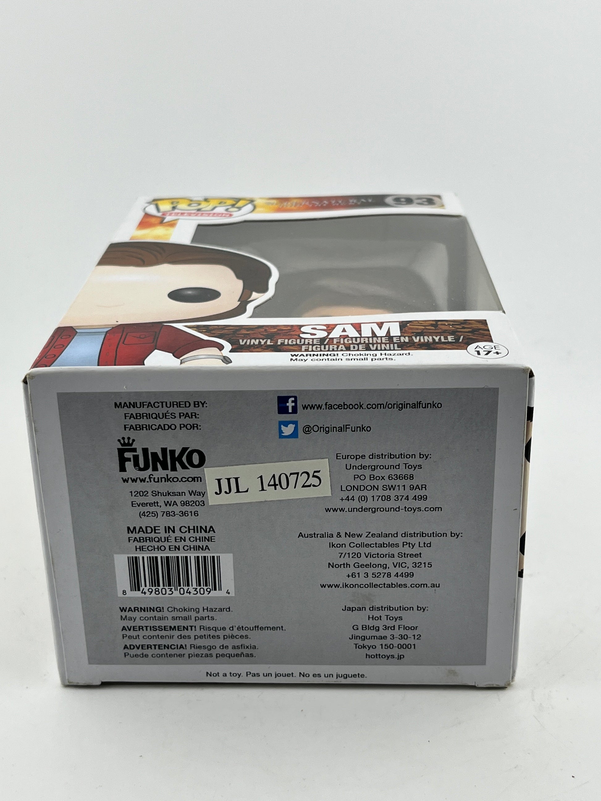 Funko POP! Television Supernatural - Sam #93 - Metallic - Vinyl Collectable FRENLY BRICKS - Open 7 Days