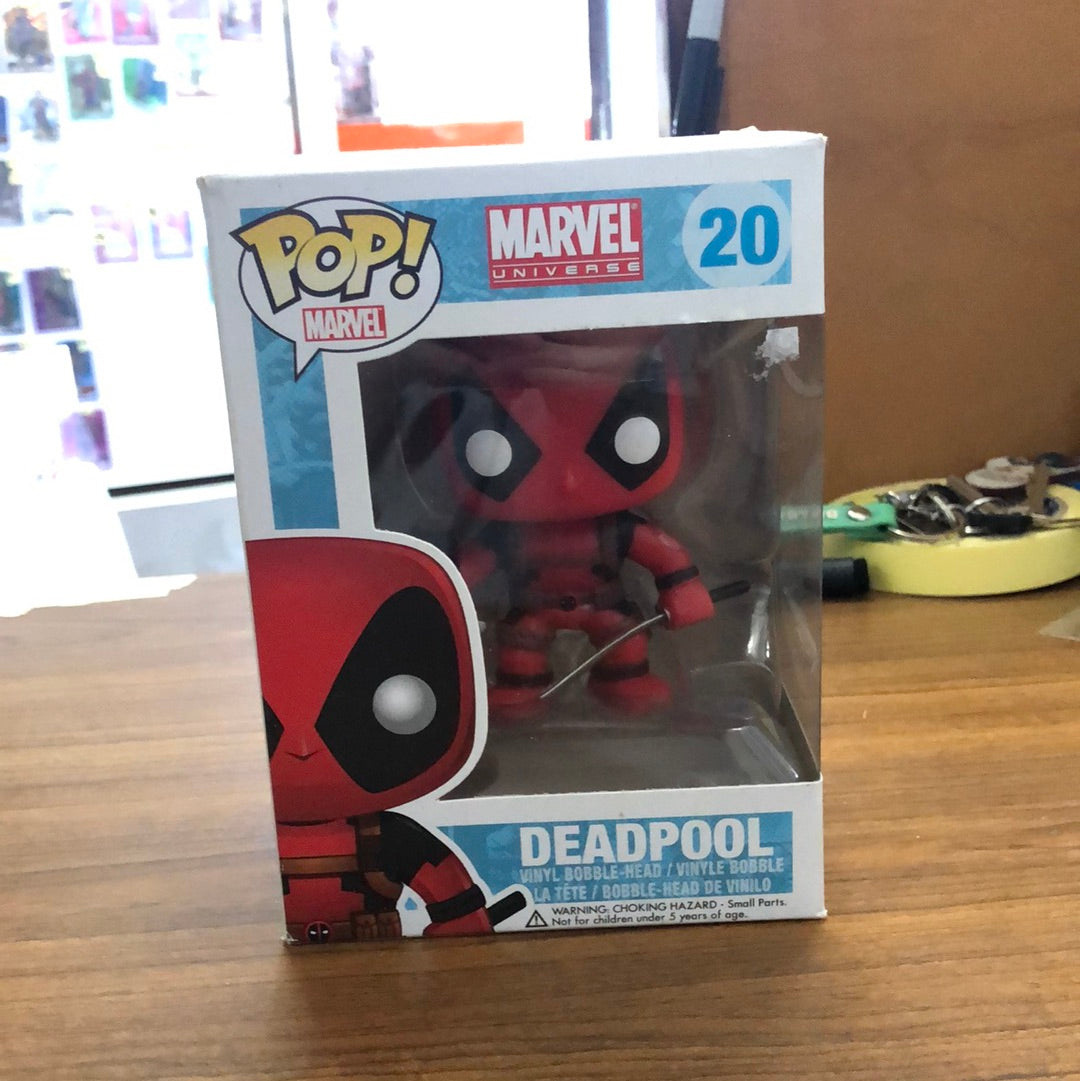 Funko Deadpool - Deadpool Pop! Marvel Vinyl  #20 FRENLY BRICKS - Open 7 Days