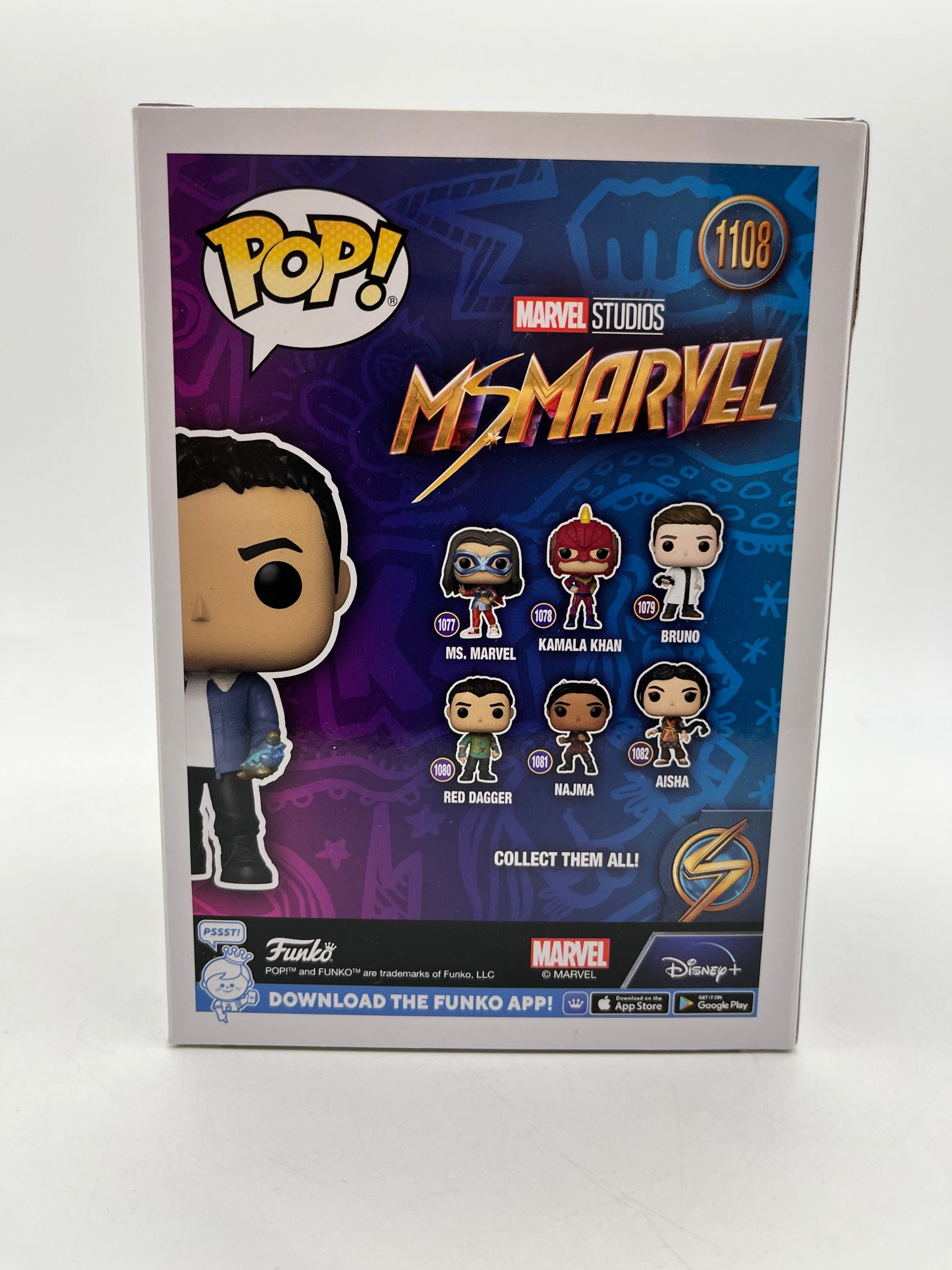 Funko POP! Marvel Ms Marvel Kamran #1108 - Special Edition - Vinyl Collectable FRENLY BRICKS - Open 7 Days