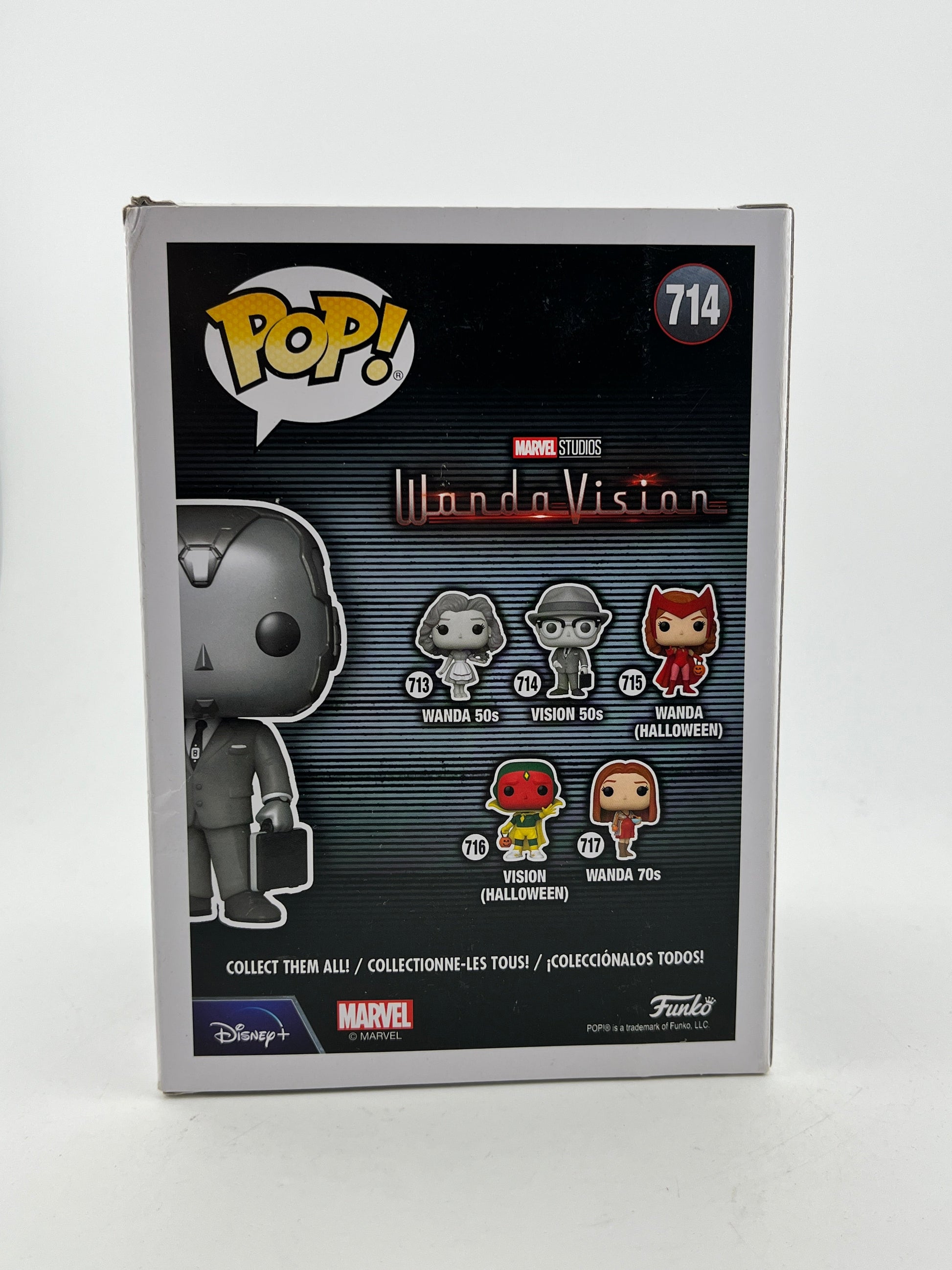 Funko POP! Marvel Wandavision - Vision 50s #714 - Chase Limited Edition FRENLY BRICKS - Open 7 Days