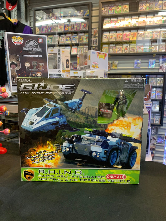 G.I. Joe Rise of Cobra R.H.I.N.O. Rapid Helicopter-Integrated Offense Vehicle FRENLY BRICKS - Open 7 Days