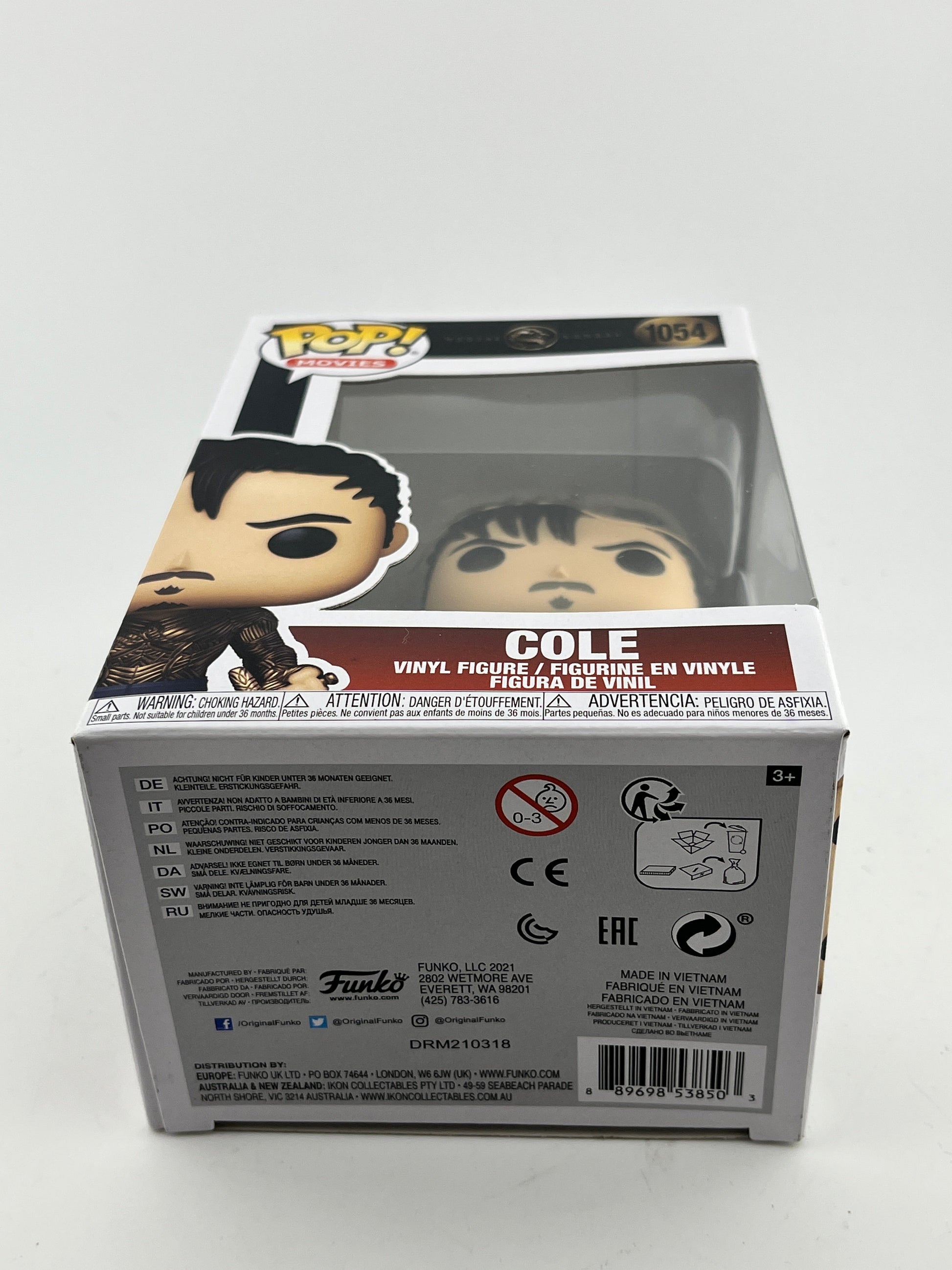 Funko POP! Movies Mortal Kombat - Cole #1054 - Vinyl Collectable FRENLY BRICKS - Open 7 Days