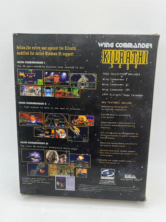“Wing Commander The Kilrathi Saga” - PC Game Original 1996 Origin - Windows 95 FRENLY BRICKS - Open 7 Days
