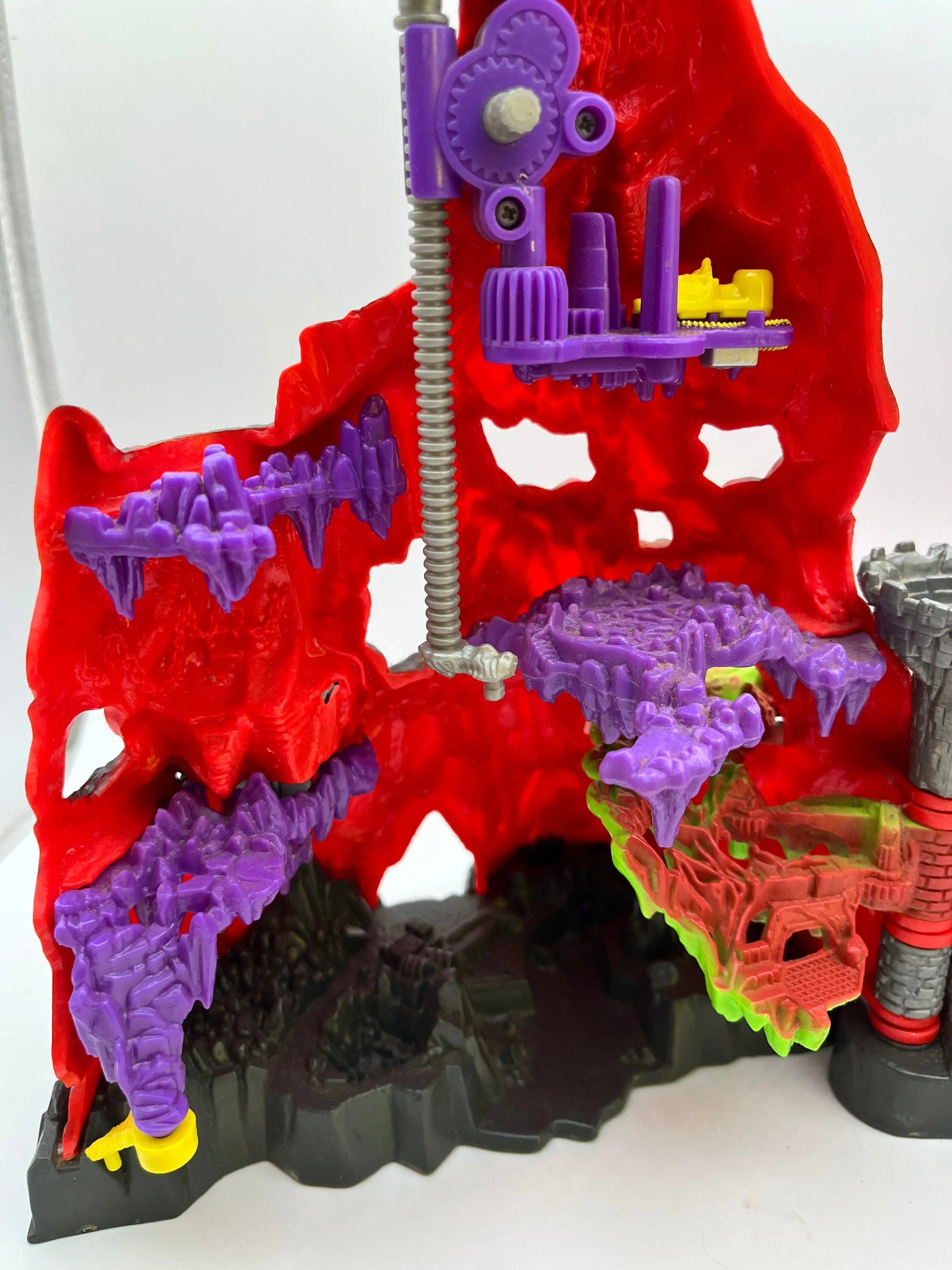 Vintage 1992 Bluebird Mighty Max Skull Mountain Volcano Playset + Accessories FRENLY BRICKS - Open 7 Days
