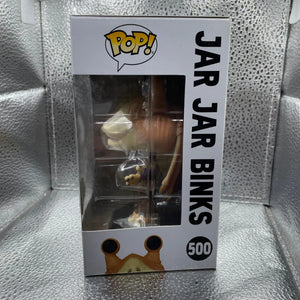 Funko Pop! Star Wars Jar Jar Binks Special Edition Exclusive #500 FRENLY BRICKS - Open 7 Days