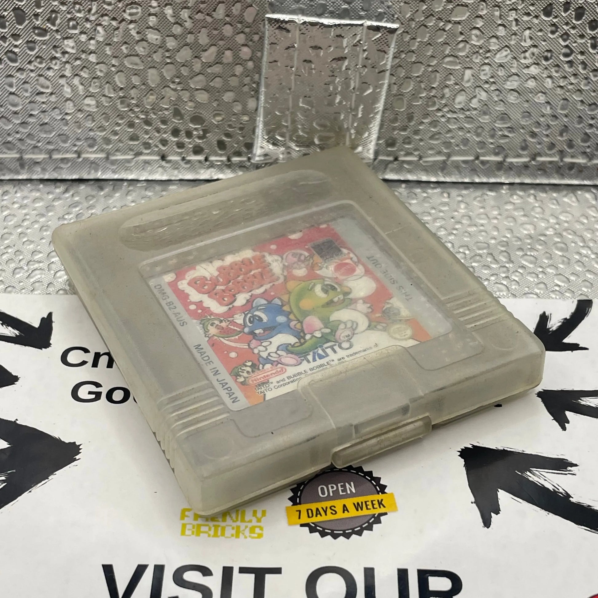 Bubble Bobble Nintendo Gameboy Game Original PAL Working + Case FRENLY BRICKS - Open 7 Days