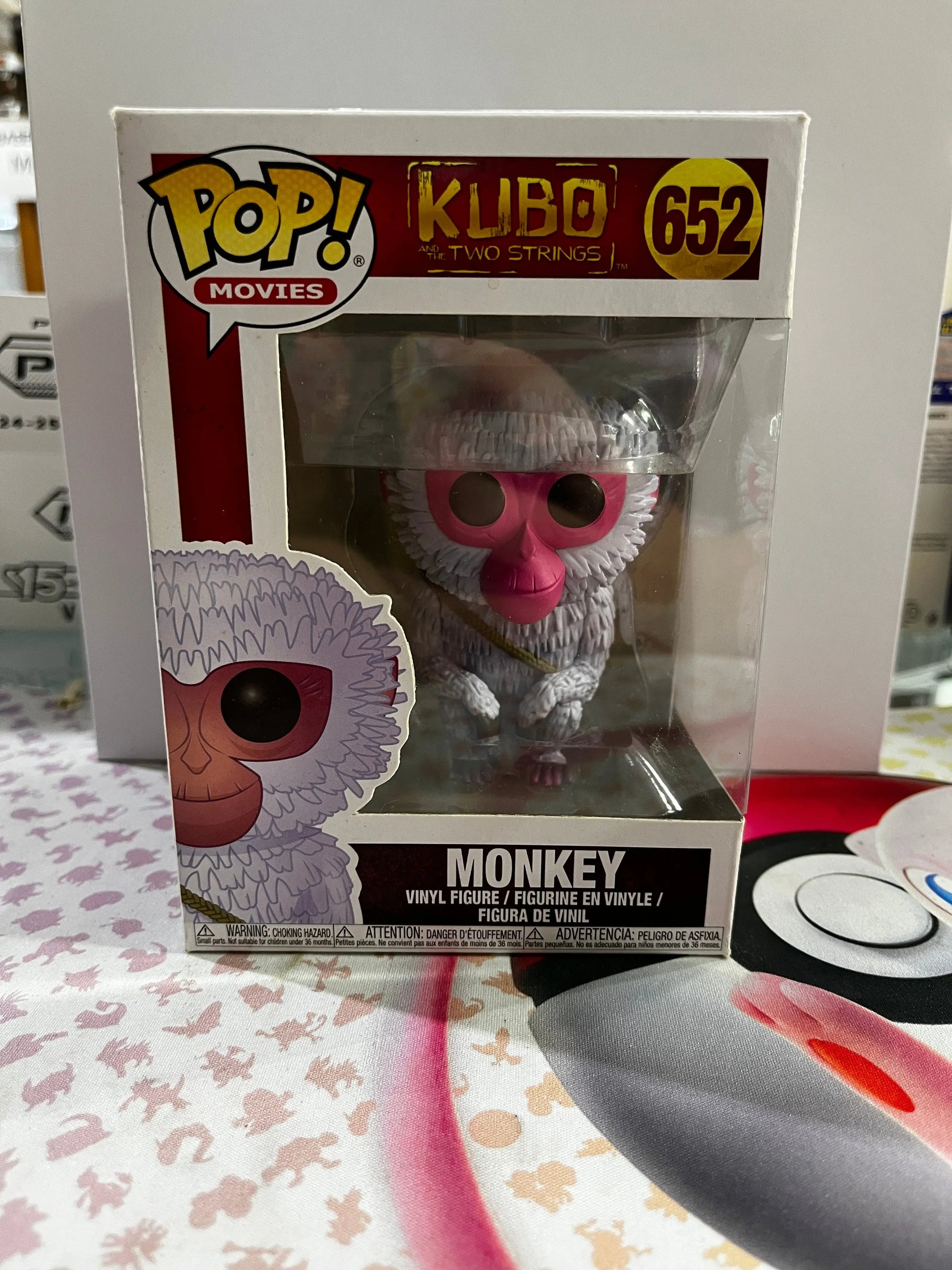 Funko Pop Vinyl Movies Kubo and the Two Strings Monkey #652 FRENLY BRICKS - Open 7 Days