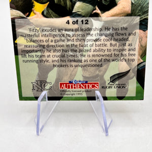 Sean Fitzpatrick - National Heroes  4 of 12 NZ Rugby Union  - 1995 FRENLY BRICKS - Open 7 Days