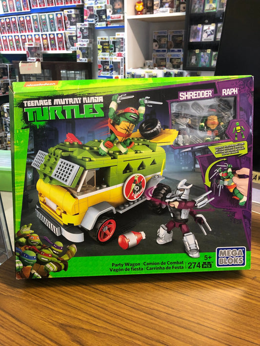 TMNT Teenage Mutant Ninja Turtles Mega Bloks Party Wagon 274 Brand New Sealed FRENLY BRICKS - Open 7 Days