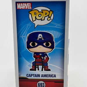 Funko POP! Marvel Spider-Man Homecoming - Captain America #693 - Exclusive FRENLY BRICKS - Open 7 Days