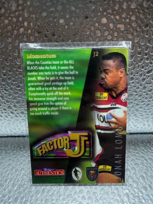 Factor J #J1 Speed Jonah Lomu 1996 FRENLY BRICKS - Open 7 Days