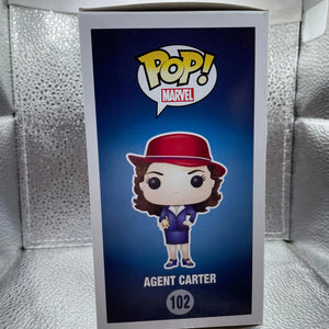 Agent Carter (Gold Orb) 102 ~ Marvel ~ Funko Pop Vinyl RARE FRENLY BRICKS - Open 7 Days