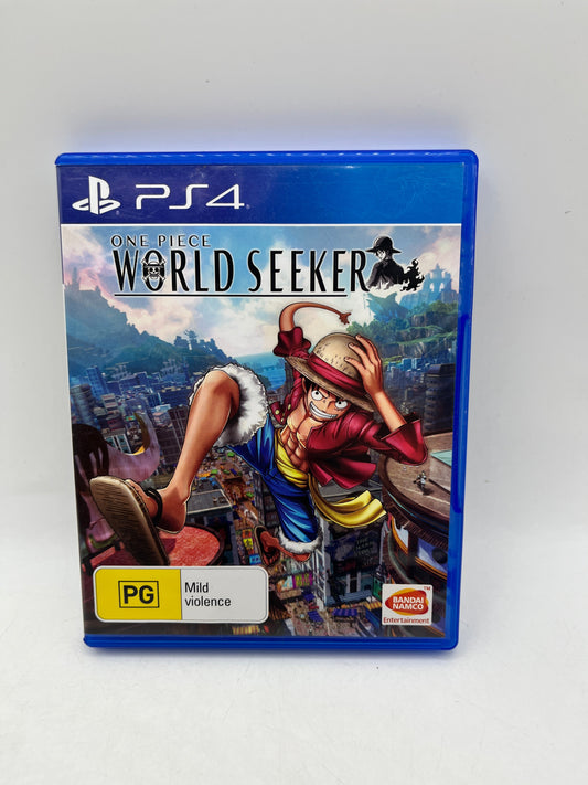 PS4 Sony - One Piece World Seeker -  Complete - Untested FRENLY BRICKS - Open 7 Days