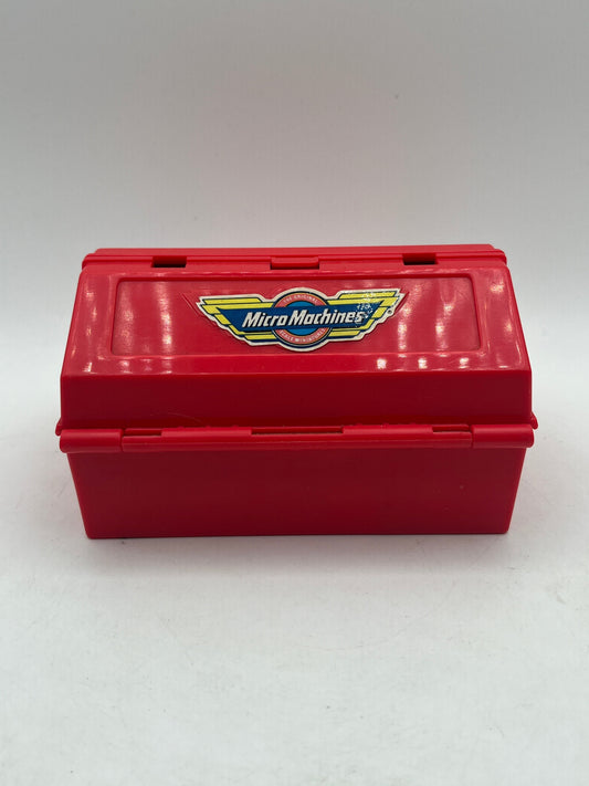 Vintage Galoob Micro Machines Mini Speed Shop Toolbox FRENLY BRICKS - Open 7 Days