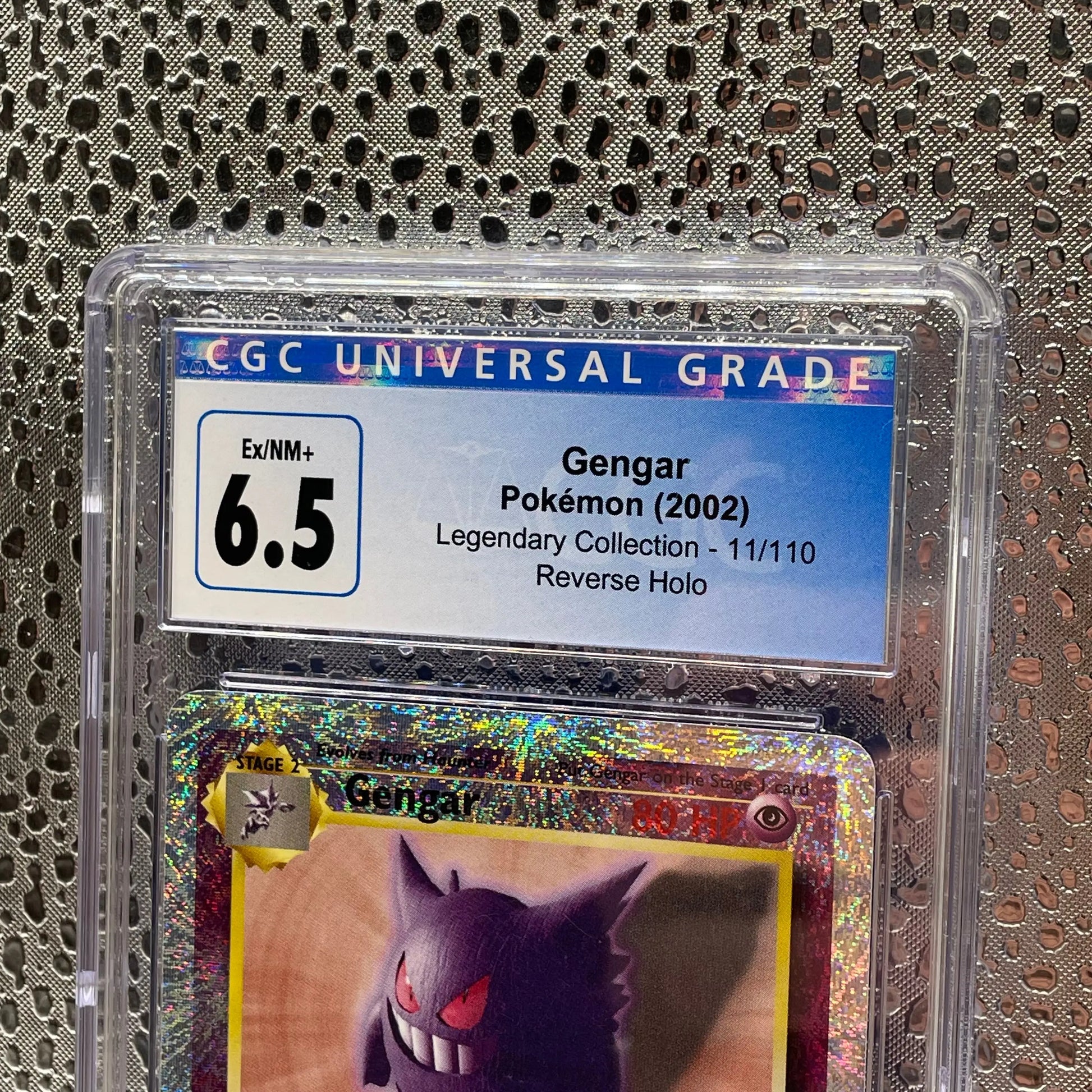 Gengar 11/110 Pokemon TCG Reverse Holo Graded CGC 6.5 EX/NM+ Pokémon 2002 Rare FRENLY BRICKS - Open 7 Days