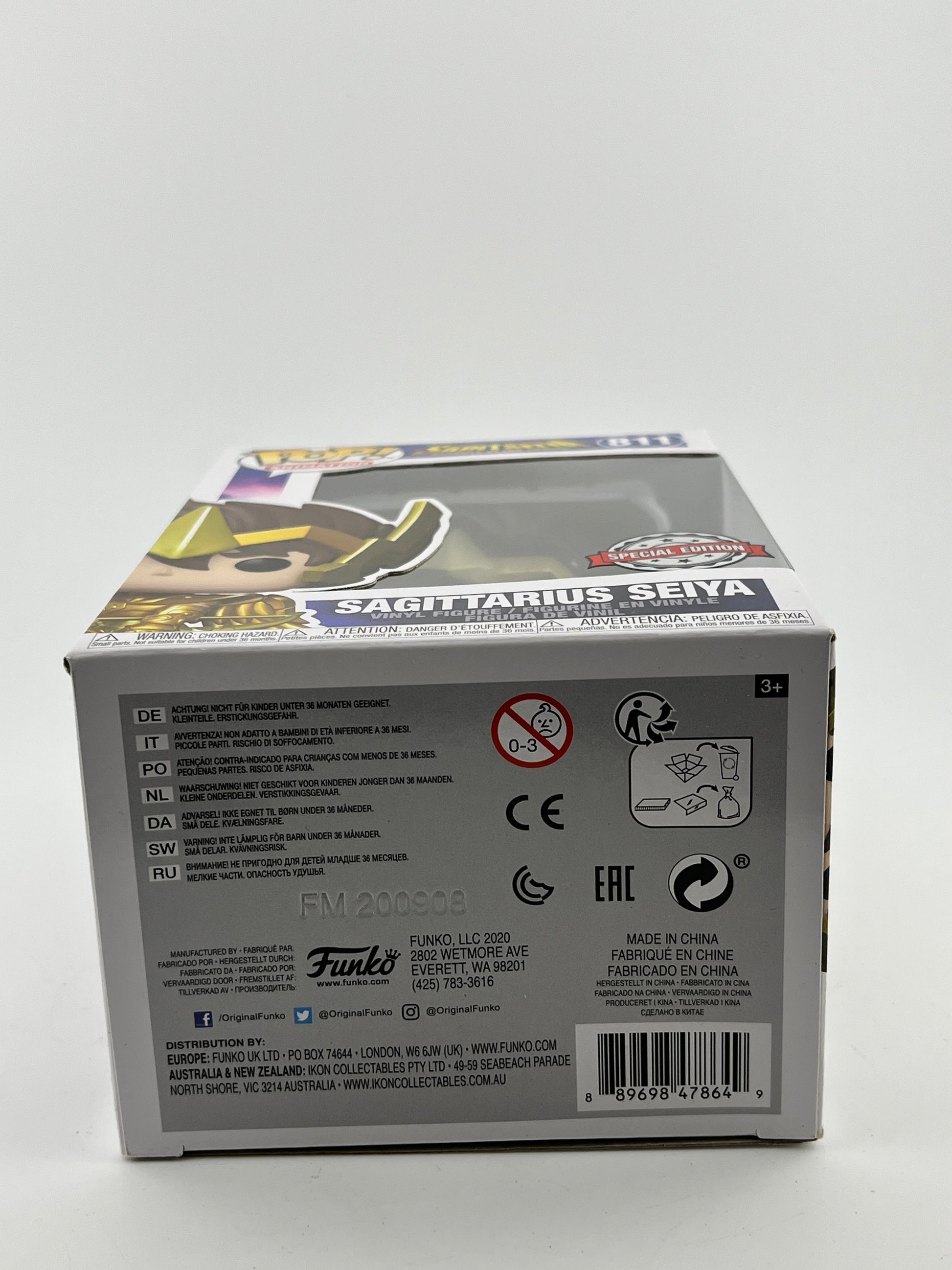 Funko POP! Animation Saint Seiya - Sagittarius Seiya #811 - Vinyl Collectable FRENLY BRICKS - Open 7 Days