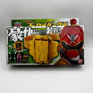 Power Rangers Gokai buckle Megaforce Key Holder Gold W/ Belt Clip BANDAI FRENLY BRICKS - Open 7 Days