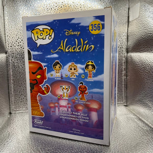 Funko Pop Disney Aladdin Red Jadar Glow Chase #356  Vinyl Figure DAMAGED FRENLY BRICKS - Open 7 Days