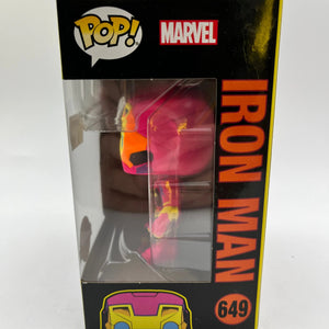 Funko POP! Marvel Iron Man Black Light Special Edition #649 FRENLY BRICKS - Open 7 Days
