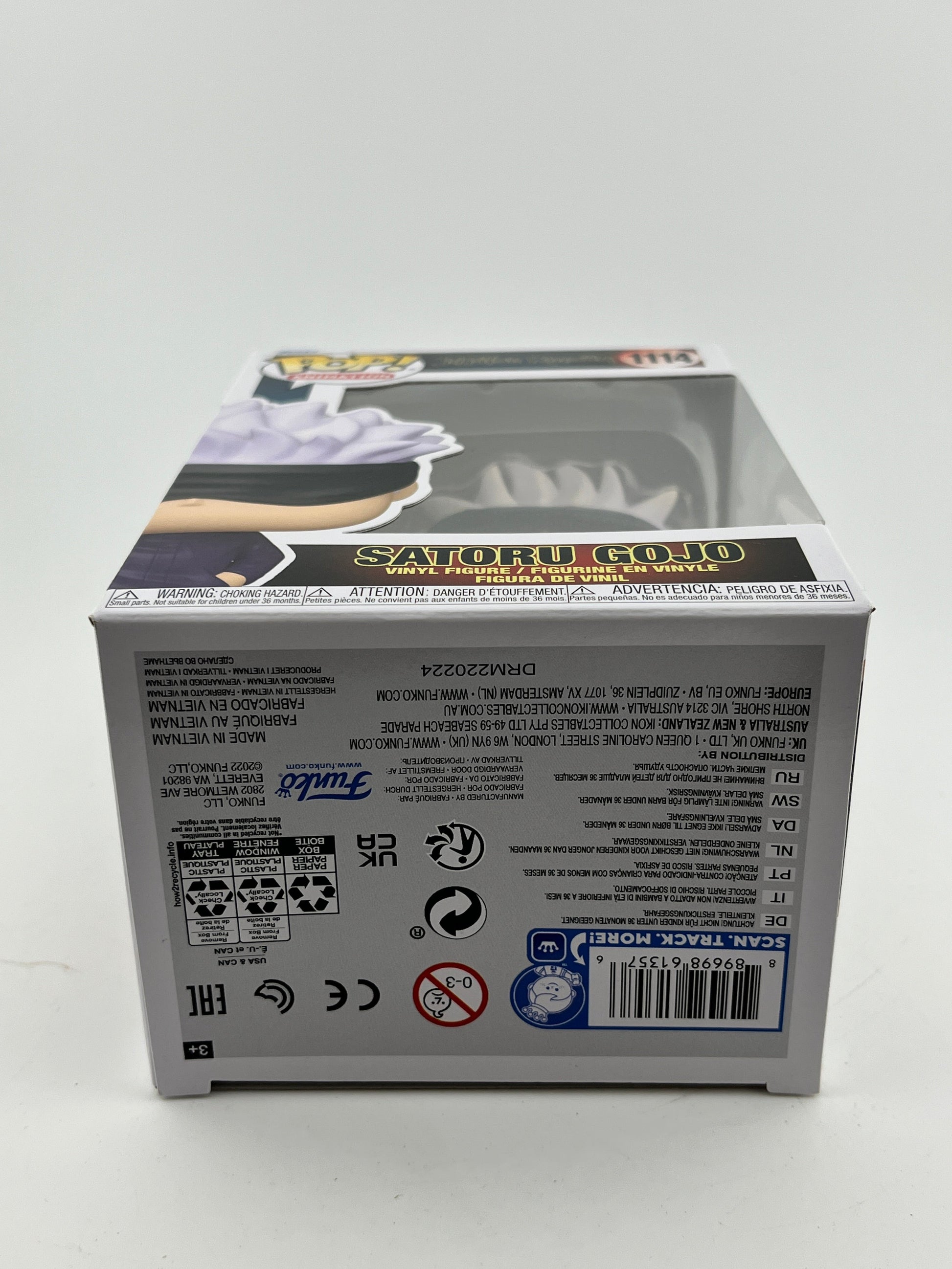 Funko POP! Animation JuJuTsu Kaisen - Satoru Gojo #1114 - Vinyl Collectable FRENLY BRICKS - Open 7 Days