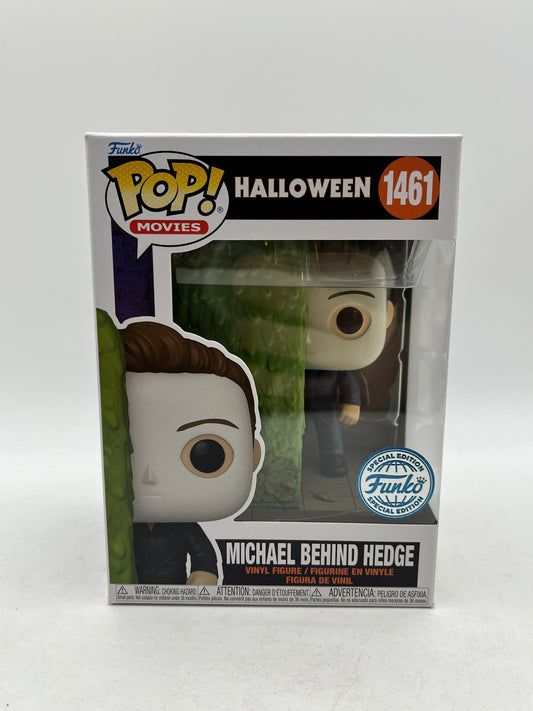 Funko POP! Movies Halloween - Micheal Behind Hedge #1461 - Special Edition FRENLY BRICKS - Open 7 Days