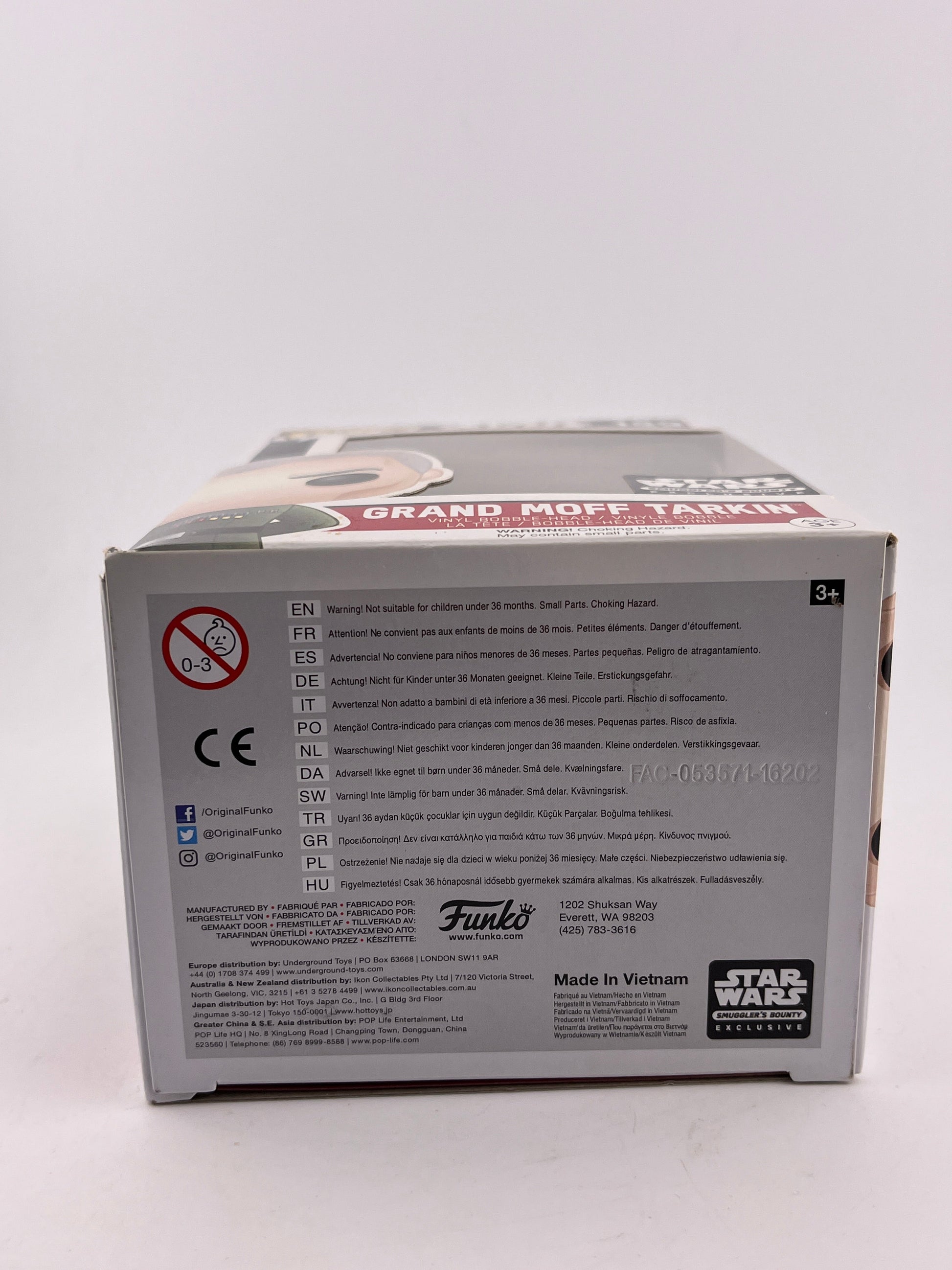 Funko POP! Star Ware Grand Moff Tarkin #159 - Exclusive FRENLY BRICKS - Open 7 Days