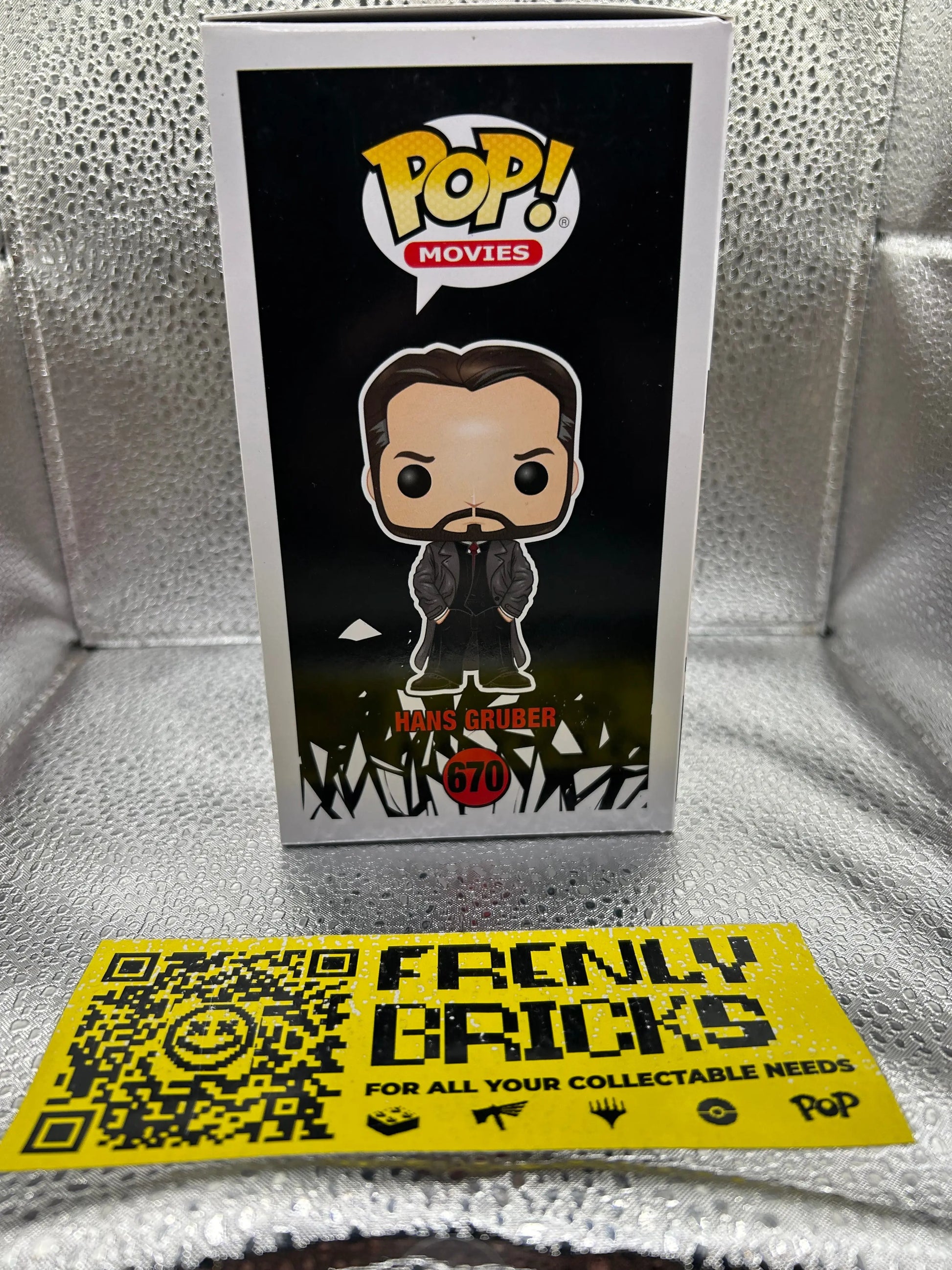 Pop Vinyl Die Hard #670 Hans Gruber FRENLY BRICKS - Open 7 Days