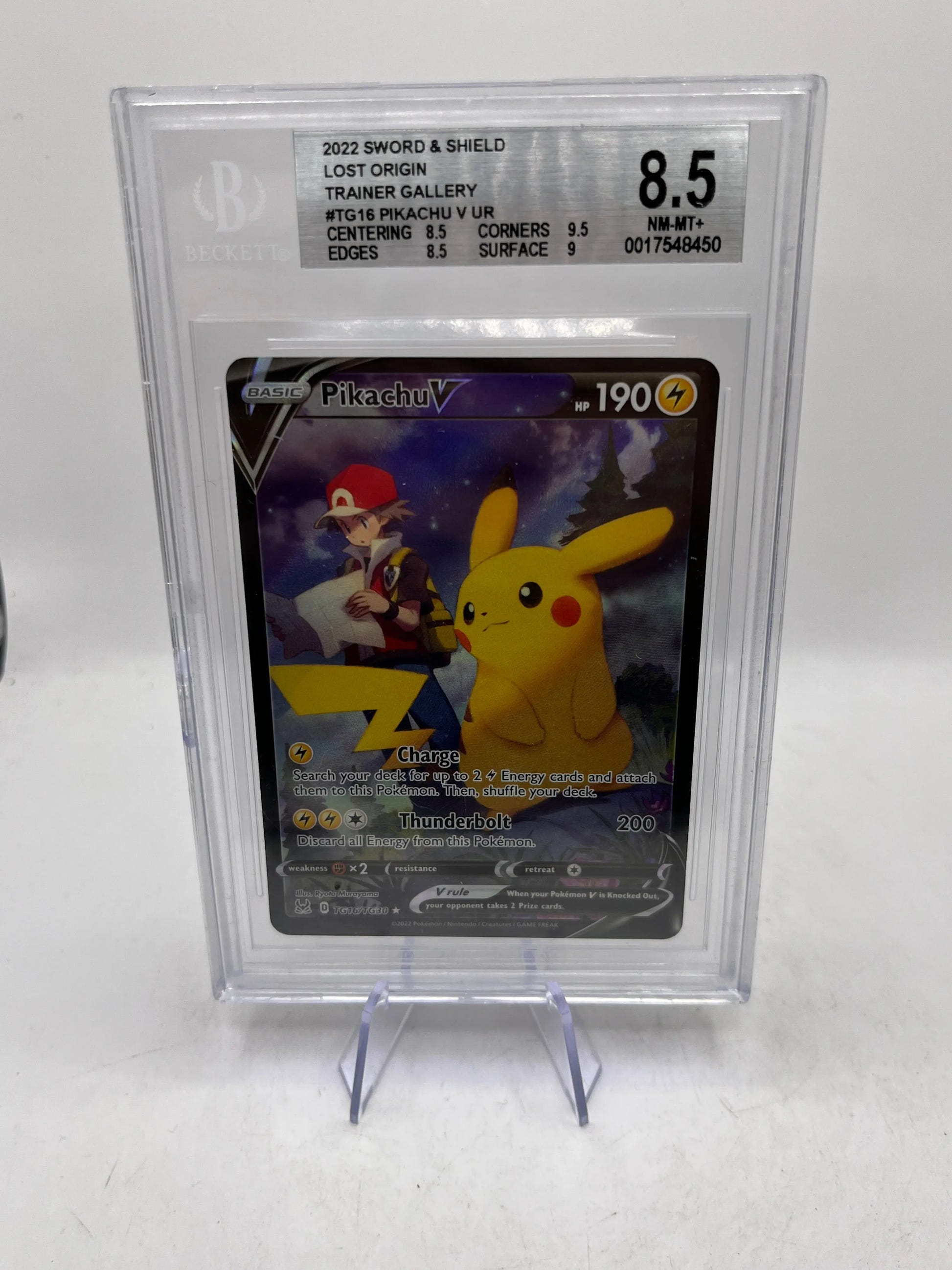 Pokemon TCG Pikachu 222/182 VMAX Climax CSR BGS 8.5 FRENLY BRICKS - Open 7 Days image 1