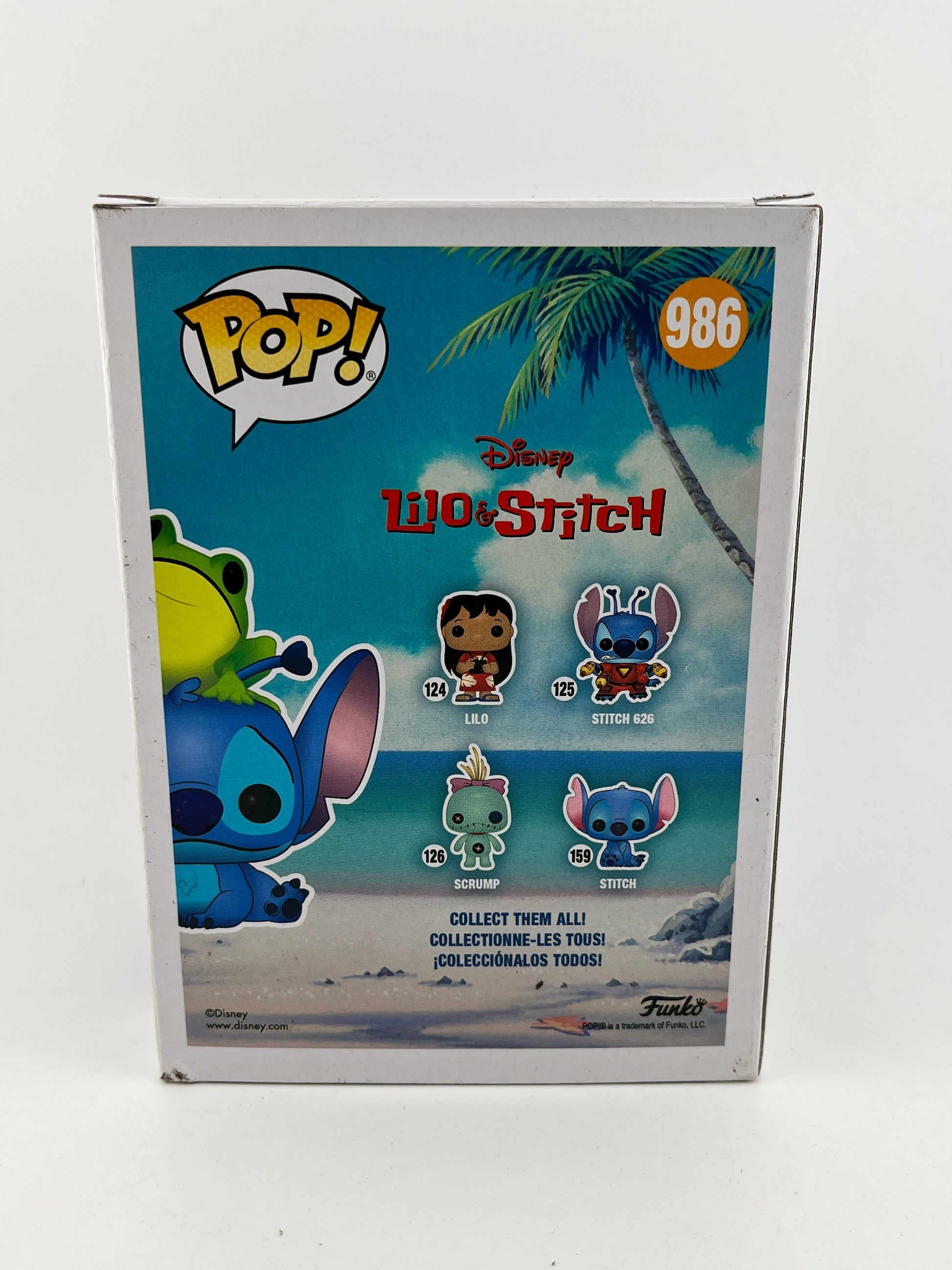 Funko POP! Disney Lilo & Stitch - Stitch With Frog #986 - Special Edition FRENLY BRICKS - Open 7 Days
