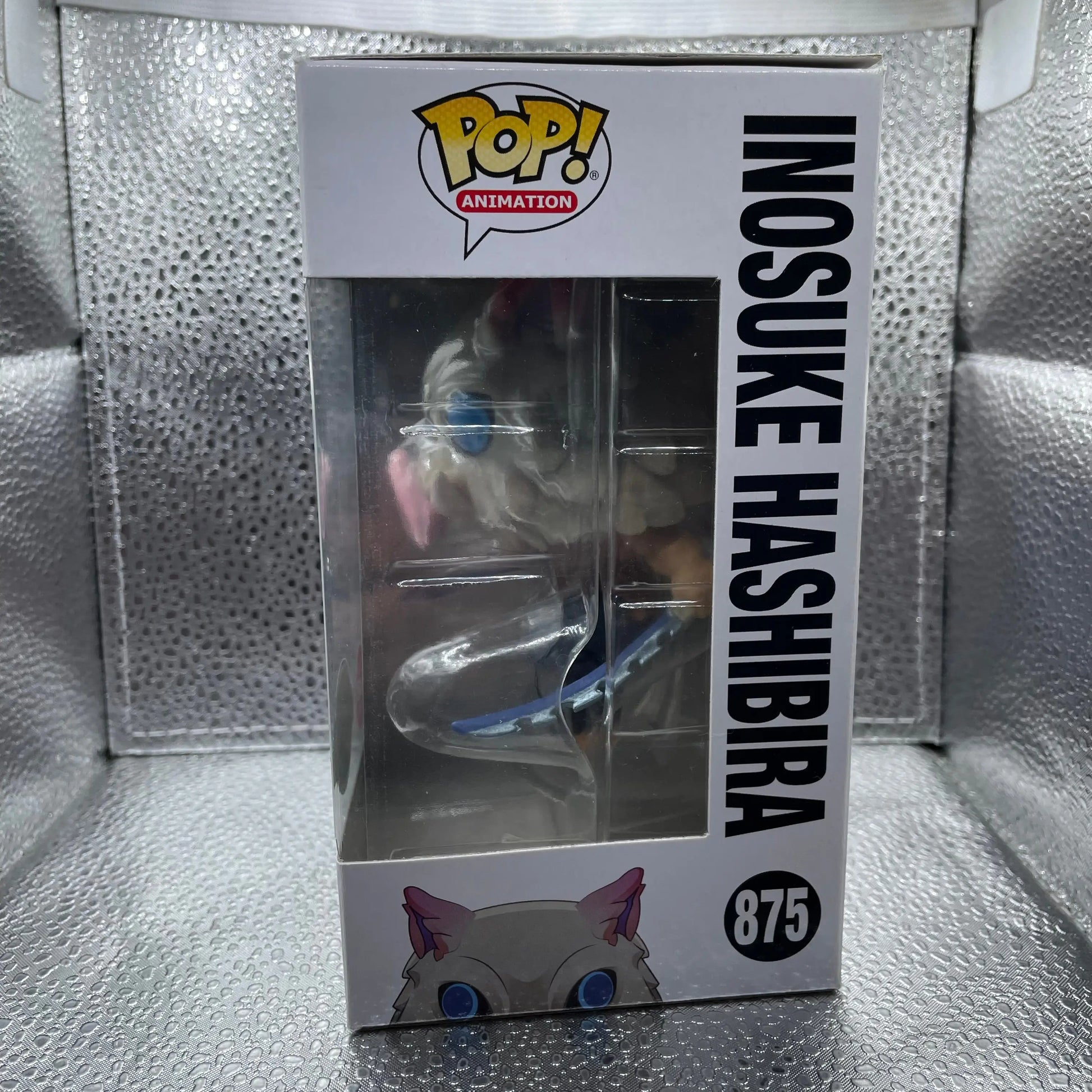 Inosuke Hashibira (Flocked) 875 - Demon Slayer - Funko Pop Vinyl - Animation FRENLY BRICKS - Open 7 Days