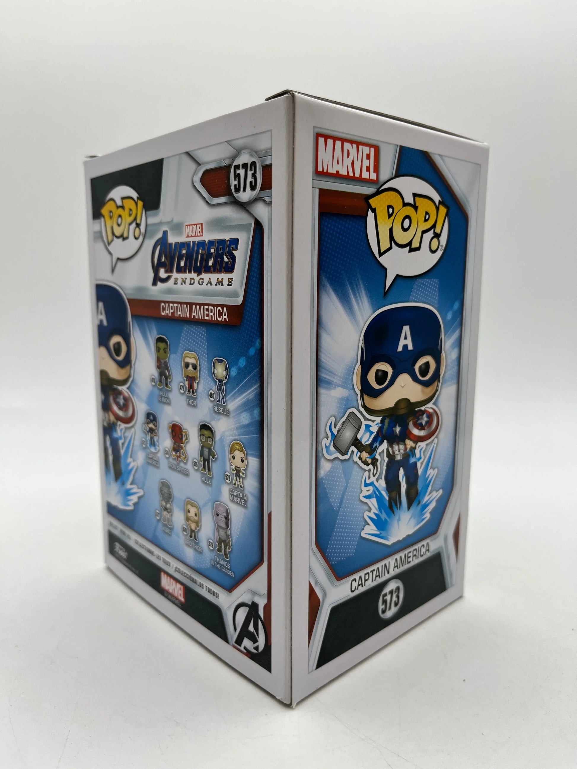 Funko POP! Marvel Avengers Endgame Captain America #573 - Vinyl Collectable FRENLY BRICKS - Open 7 Days