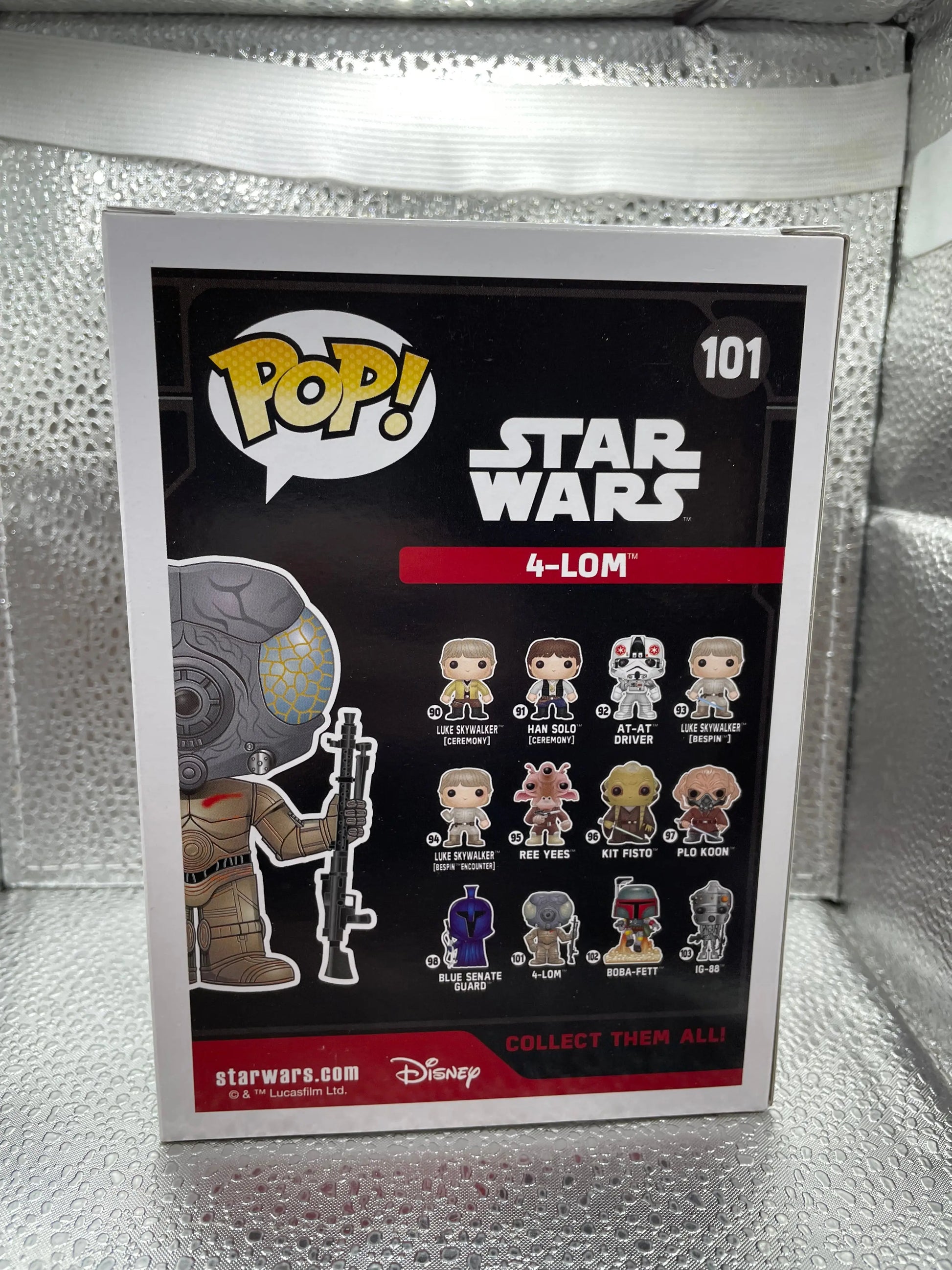 Pop Games Vinyl Figure - Star Wars - 4-Lom # 101 (2016 Galactic Conv Exclusive) FRENLY BRICKS - Open 7 Days