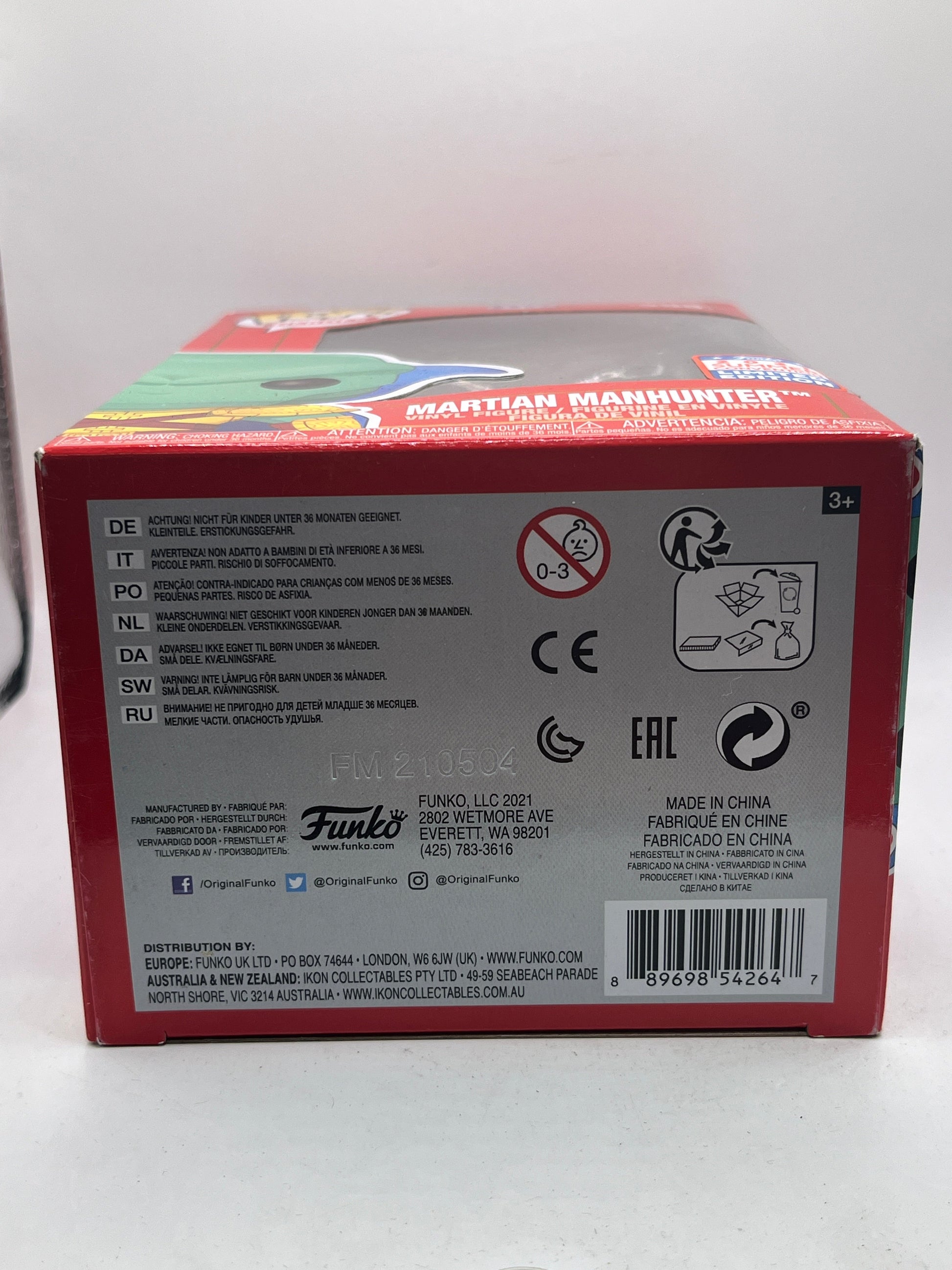 Funko POP! Heroes DC - Martian ManHunter #399 - 2021 Summer Limited Edition FRENLY BRICKS - Open 7 Days