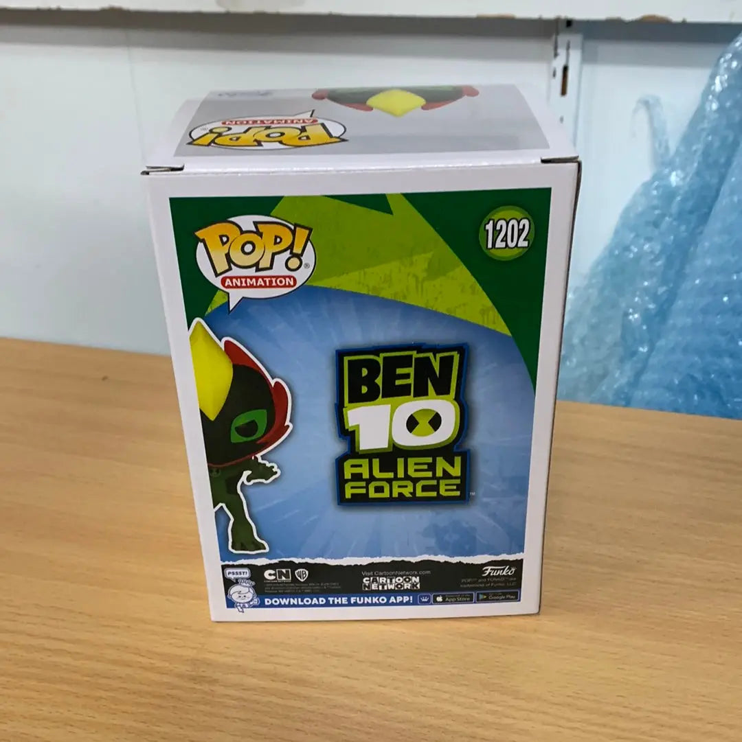 Funko Pop Vinyl - Ben 10: Alien Force - Swampfire #1202 NYCC 2022 FRENLY BRICKS - Open 7 Days