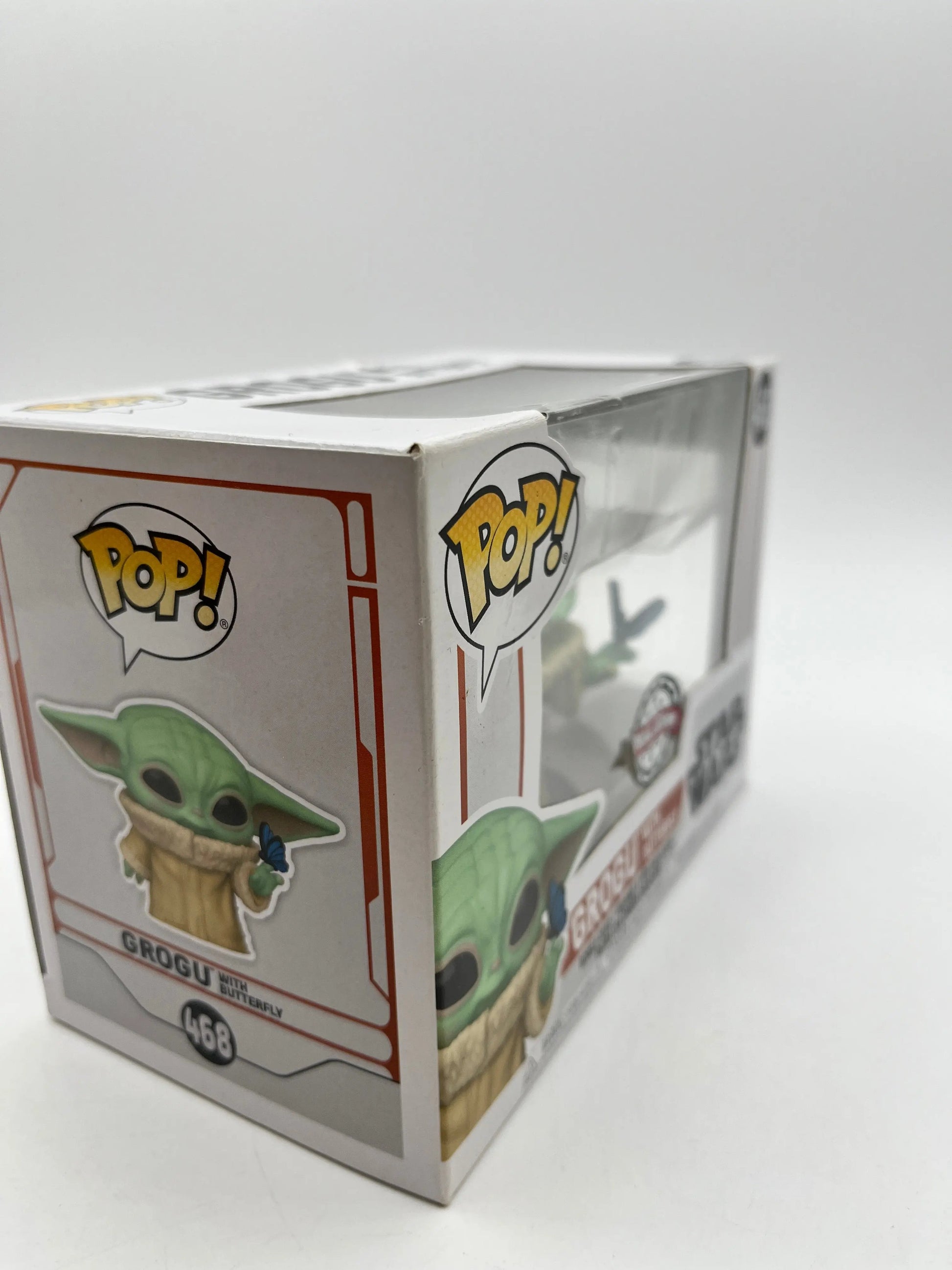 Funko POP! Star Wars The Mandalorian Grogu With Butterfly #468 FRENLY BRICKS - Open 7 Days
