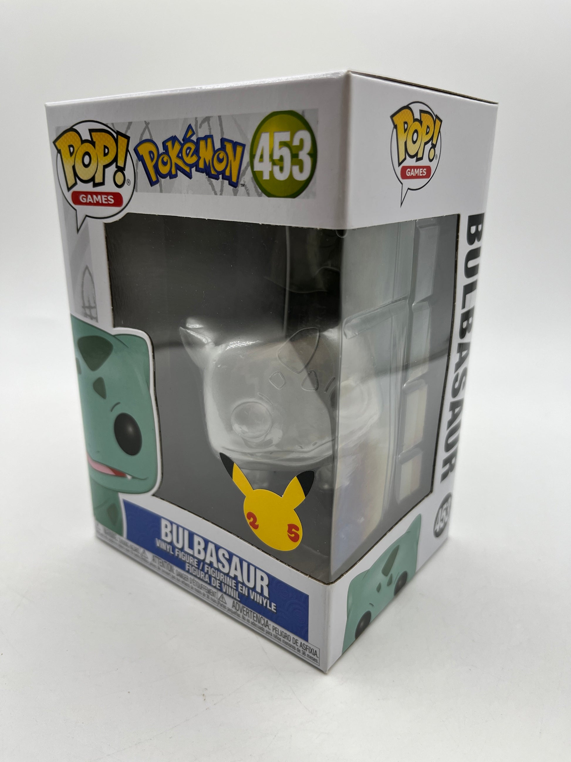 Funko POP! Games Pokémon- Bulbasaur #453 - 25th Anniversary Edition FRENLY BRICKS - Open 7 Days