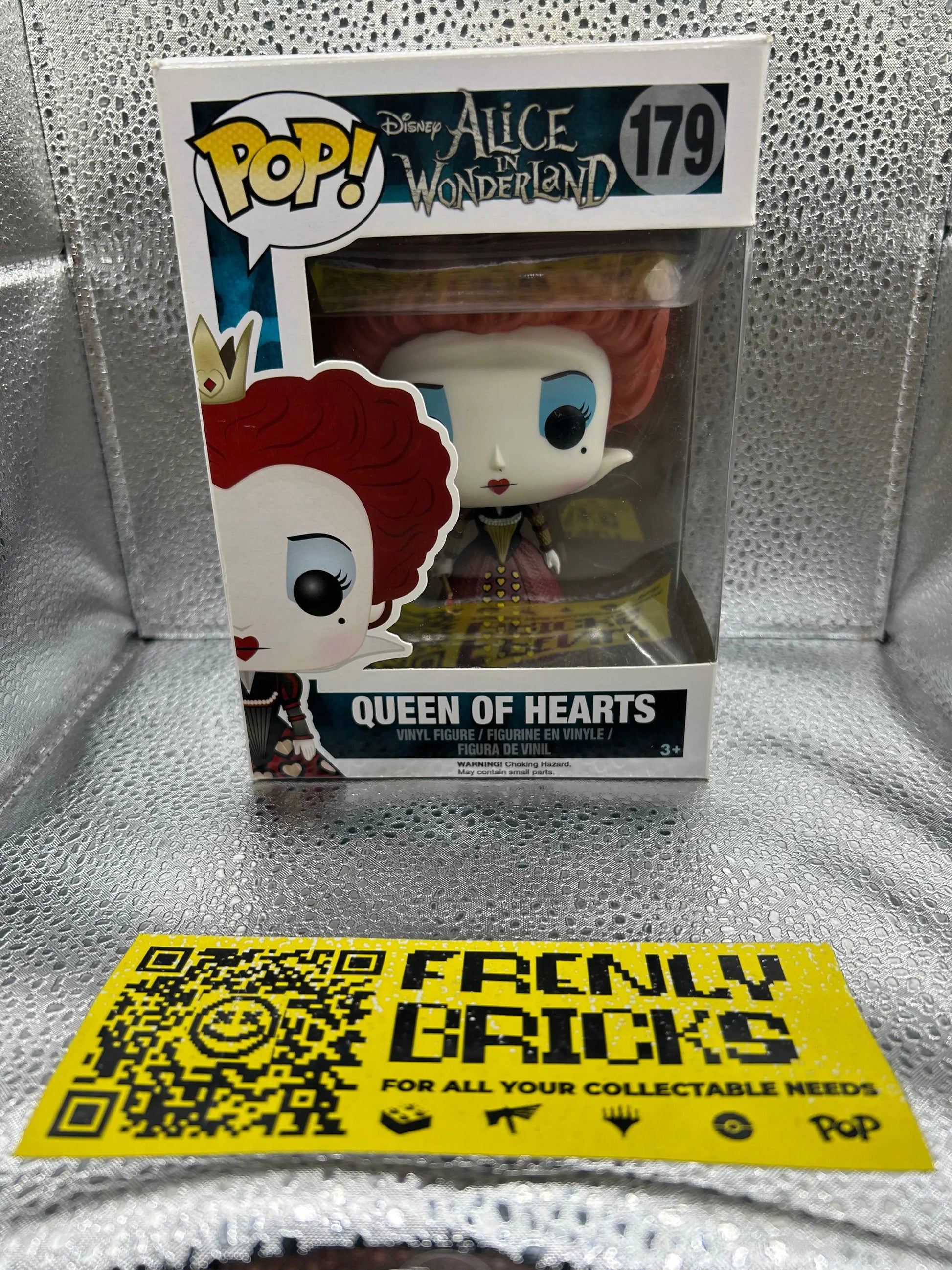 Pop Vinyl #179 Disney Alice In Wonderland Queen Of Hearts FRENLY BRICKS - Open 7 Days