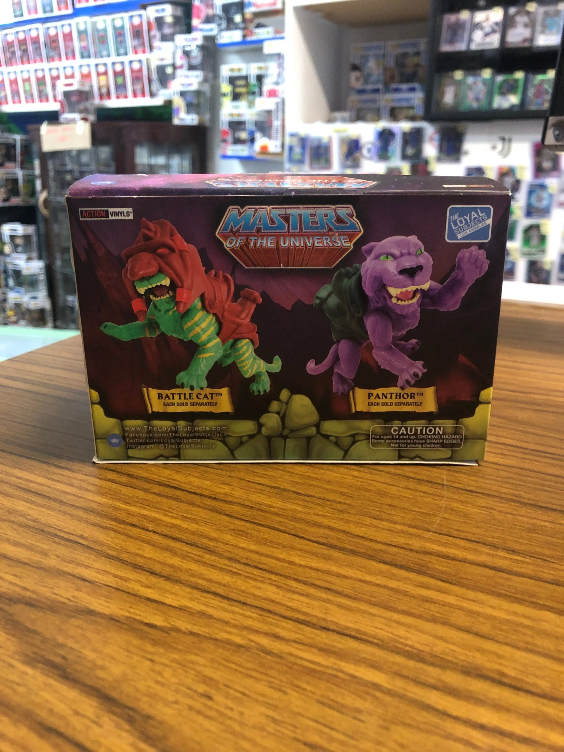 Brand New Sealed Masters of the Universe Battle Cat Loyal Subjects FRENLY BRICKS - Open 7 Days