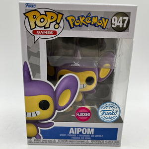 Funko POP! Games Pokémon - Aipom #947 - Flocked Special Edition FRENLY BRICKS - Open 7 Days