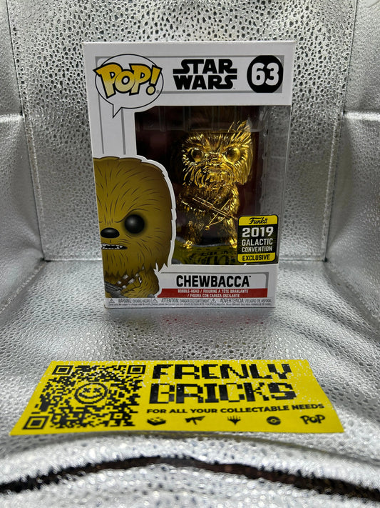 Pop Vinyl Star Wars #63 Chewbacca FRENLY BRICKS - Open 7 Days